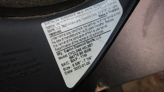 Used Easton Batting Helmet - Size 6 5/8 - 7 1/4