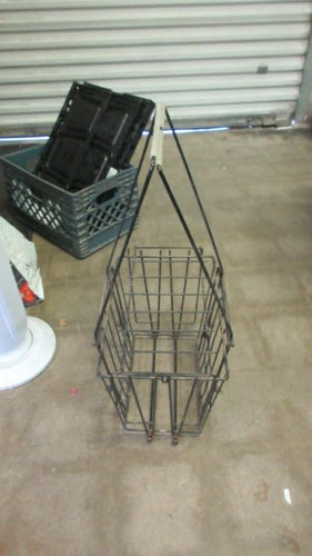 Used Black Tennis Ball hopper - slight rust on bottom