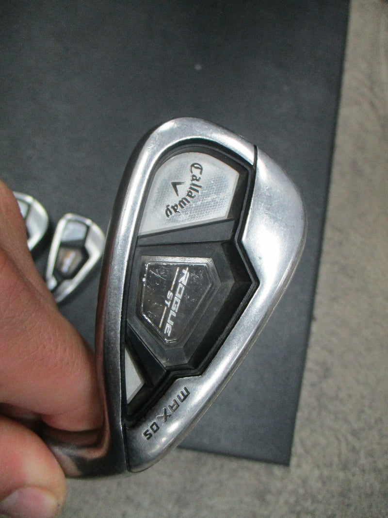 Load image into Gallery viewer, Used Callaway Rouge St Max OS Iron Set 6-9 PW - RH
