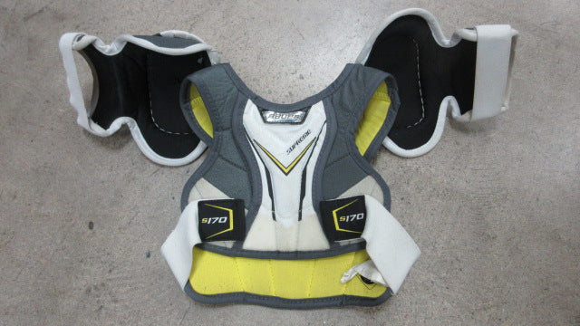 Load image into Gallery viewer, Used Bauer Supreme S170 Hockey Youth Small Shoulder Pads
