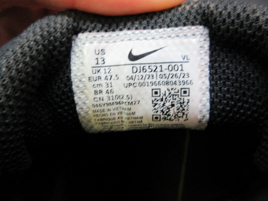 Used Nike Alpha Huarache Elite 4 Low Metal Baseball Cleats - Size 13