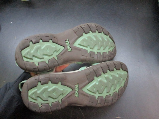 Used Teva Tirra Green Sandals - Size 9.5