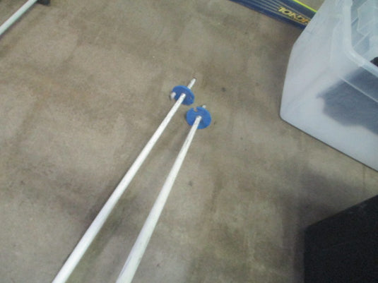 Used White 48" Downhill Ski Poles