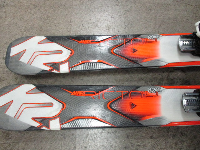 Load image into Gallery viewer, Used K2 AMP Ritor 82XTI 170cm Downhill Skis - Flaw on Binding
