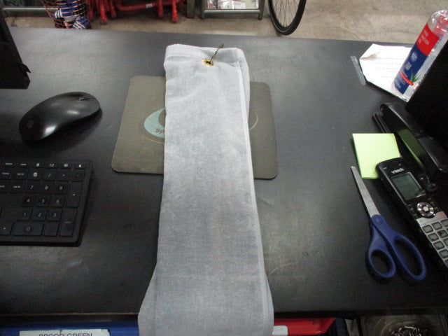 Load image into Gallery viewer, Used Grey Golf Towel &quot;Jackie&quot;
