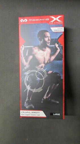 New McDavid Large Dual Density Knee Supports PAIR