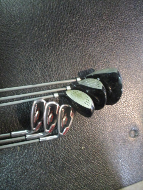 Used Tour Edge Hot Launch Junior Golf Set 7-9, PW, SW,Hybrid,Fairway,Driver-RH