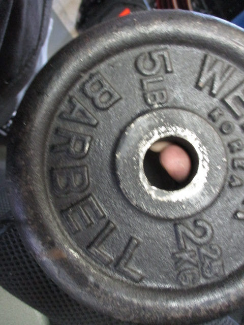 Used Weider Korea 5LB Weight Plate