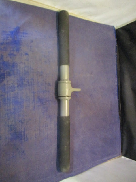 Used Straight Bar Gym Attachment w/ Rubber Grips 18.5