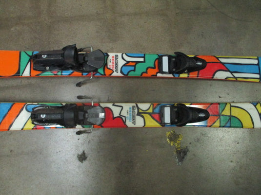 Used Scott P3 168cm Dual Tip Downhill Skis With Rossignol Bindings