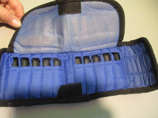 Used All Pro Blue Ankle Wrist Weight Set 5 lb Pair 2.5 lbs each