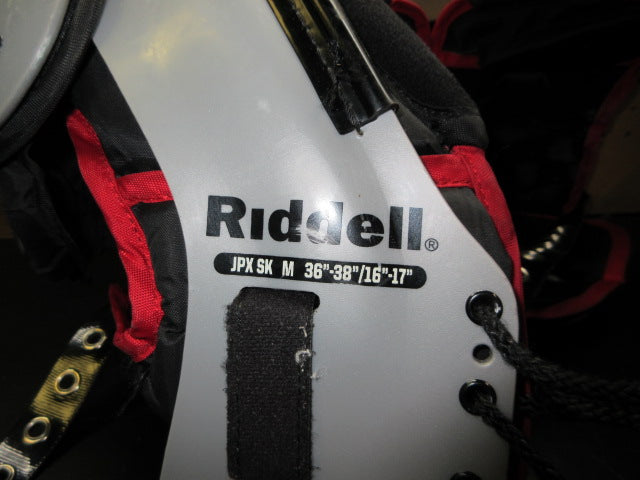 Load image into Gallery viewer, Used Riddell Power JPX SK Football Shoulder Pads W/ Back Plate  - Size Medium
