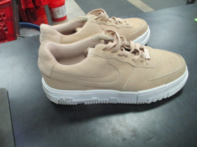Load image into Gallery viewer, Used Nike Air Force 1 Pixel Particle Shoes Womens Size 10 Sand Brown
