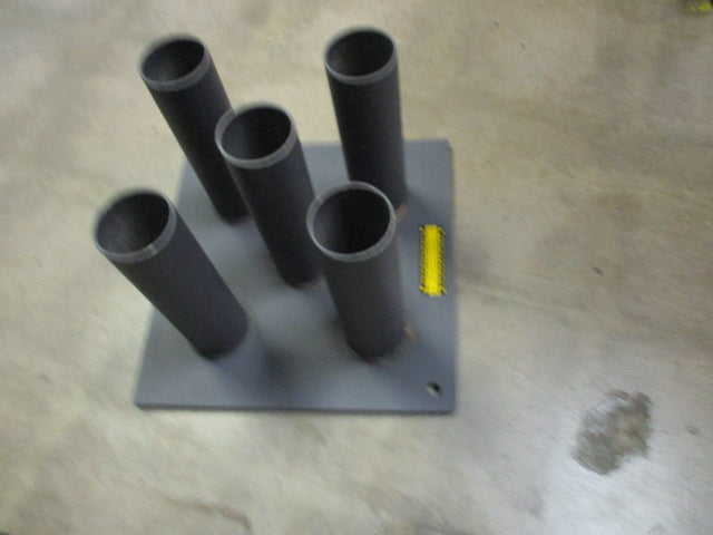 Load image into Gallery viewer, Used 5 Olympic Bar Storage Rack Stand
