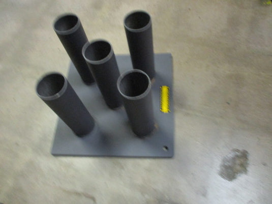 Used 5 Olympic Bar Storage Rack Stand