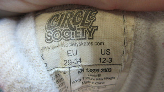 Used Circle Society Jojo Siwa Roller Skates - Size 12-3