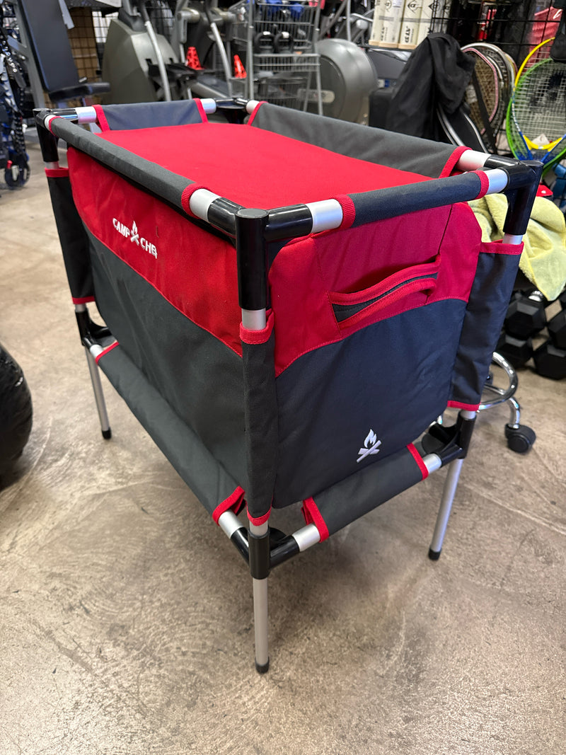 Load image into Gallery viewer, Like New Camp Chef Sherpa Camp Organizer Table Top Insulated Cooking Station
