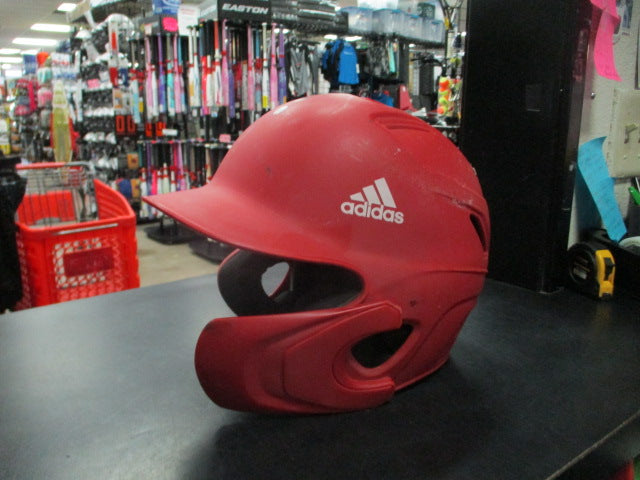 Load image into Gallery viewer, Used Adidas Batting Helmet With Jaw Guard Size 6 1/2 - 7 1/8
