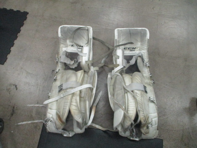 Load image into Gallery viewer, Used CCM Extreme Flex II Hockey Goalie Leg Pads Size 35&quot; + 2&quot; - Has Wear
