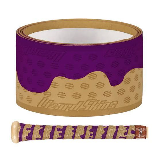 New Lizard Skin Ultra Bat Grip - Grape PBJ - 1.1mm