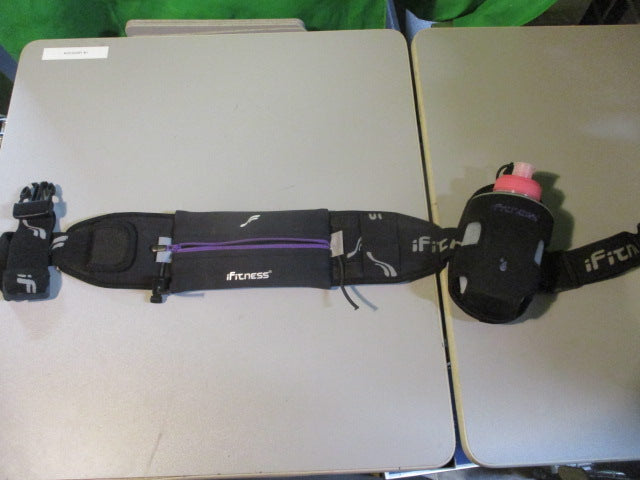 Load image into Gallery viewer, Used IFitness Black Waist Pack (Bottle Included)
