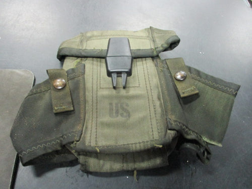 Used US Army 20RD Magzine Ammo Nylon Belt Pouch