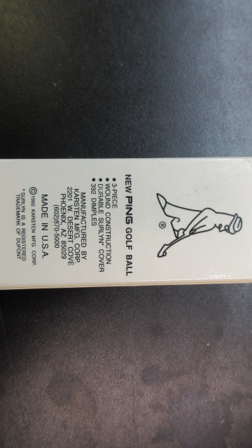 Load image into Gallery viewer, Vintage Ping Wound 392 By Karsten Golf Balls Set Of 3

