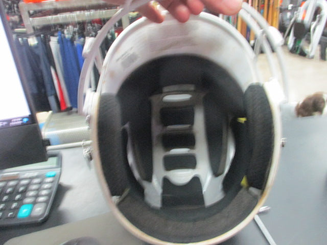Load image into Gallery viewer, Used BoomBah Black/White Senior 7-7 3/4&quot; Softball Batting Helmet
