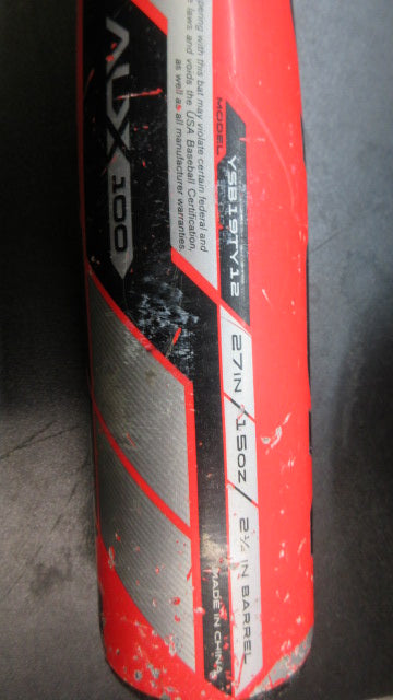 Load image into Gallery viewer, Used Easton Typhoon 27" -12 USA Alloy Baseball Bat
