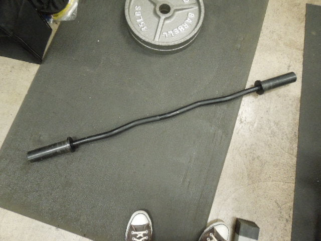 Load image into Gallery viewer, Used 47" Black Olympic Curl Bar
