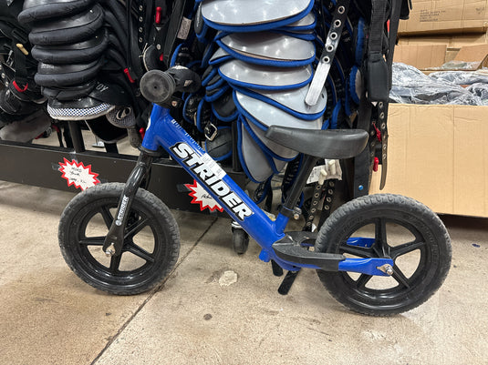 Used Strider Balance Bicycle In Blue