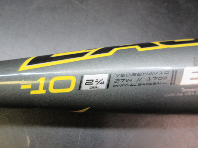Load image into Gallery viewer, Used Easton Havoc 27" -10 USA Alloy Baseball Belt
