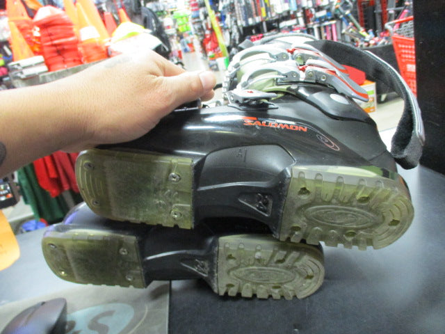 Load image into Gallery viewer, Used Salomon Performa 5 Size 24.5 Ski Boots
