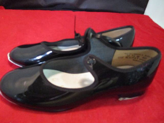 Used Tap Dance Youth Shoes Patten Leather Size 12.5