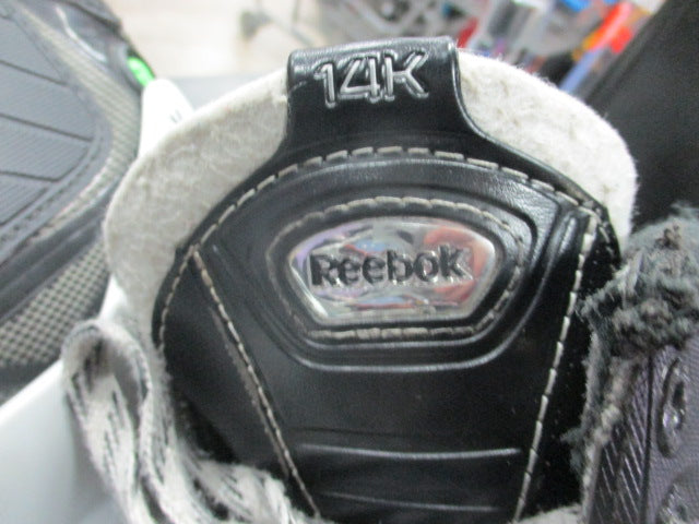 Load image into Gallery viewer, Used Reebok 14K Goalie Skates Size 4.5
