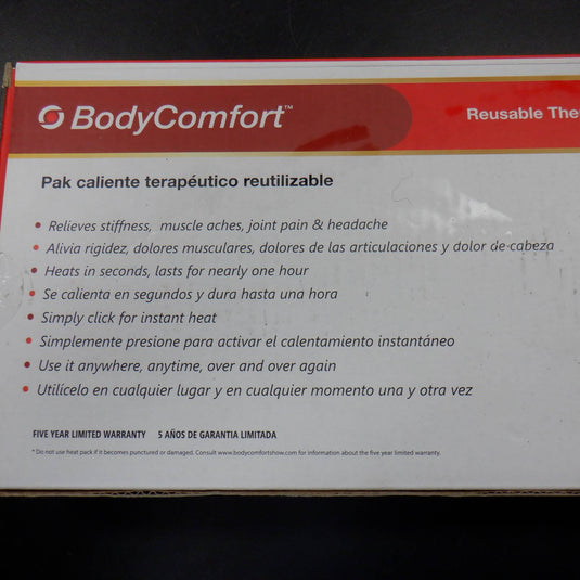 BodyComfort Reusable Therapeutic Heat Pack