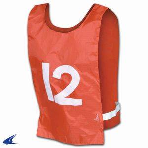 New Champro Nylon Pinnie With Number - Royal Blue