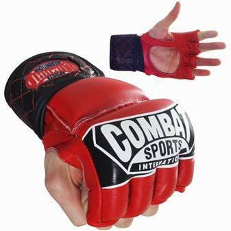 New Combat Sports Pro Style MMA Gloves Youth Large - Red