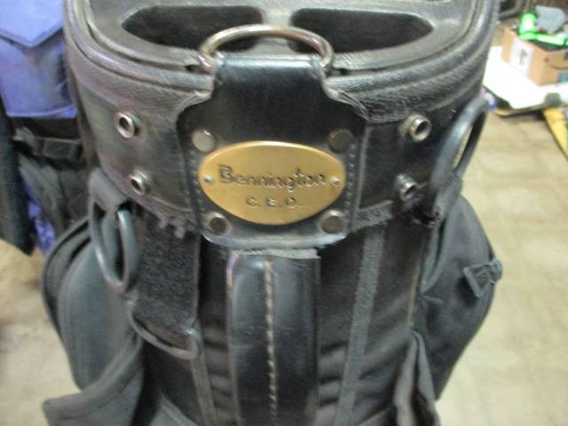 Load image into Gallery viewer, Used Bennington CEO Black Cart Golf Bag
