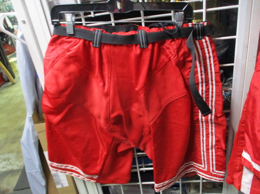 Used Bauer Mission Red Hockey Shell Cover Pants Size Small + 1