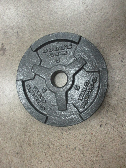 Load image into Gallery viewer, Used Gold&#39;s Gym 5lb Standard Weight Plate
