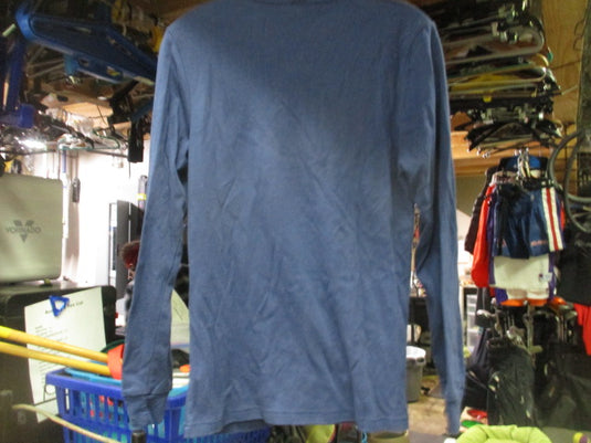 Used American Basics Adult Large Blue Long Sleeve Shirt