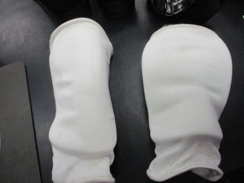 Used White Shin Guards