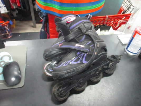 Used ZPM Sports Adjustable Inline Skates Size 1-4 (Wheels Are Worn)