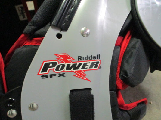 Used Riddell Power SPX LB/FB Shoulder Pads Adult Size XL 48"-50"/ 20" - 21"
