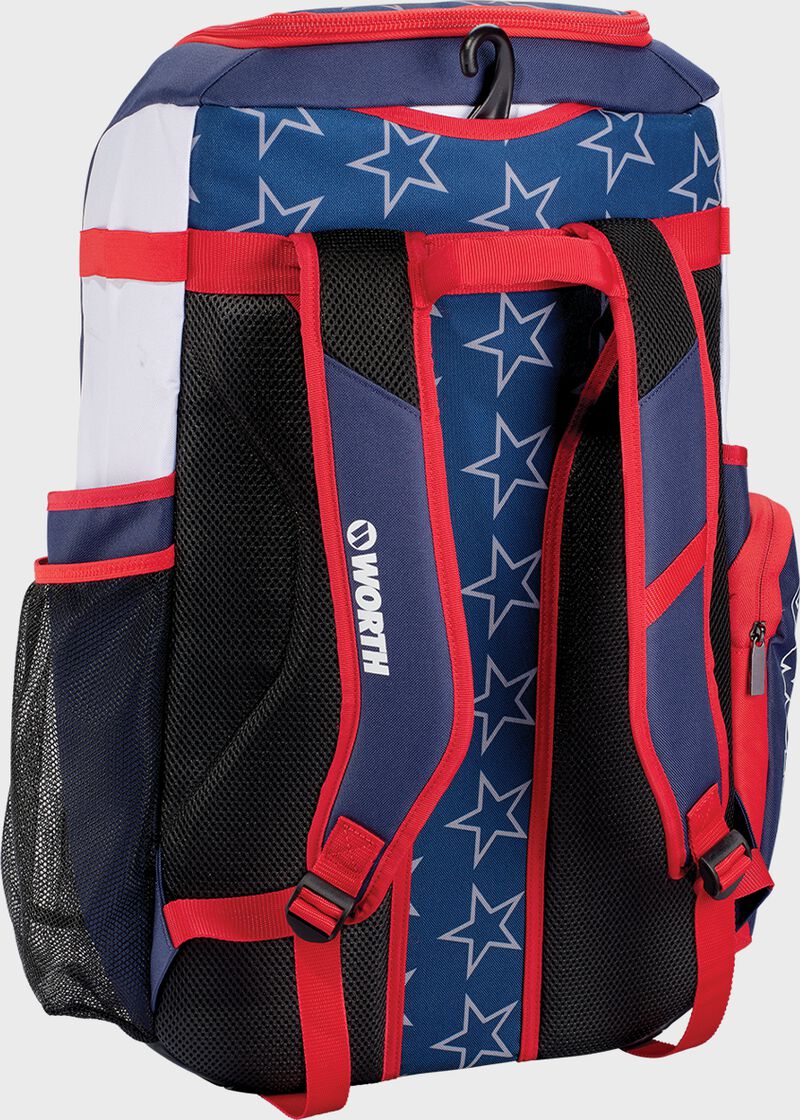 Load image into Gallery viewer, New Worth Pro Softball Backpack - Stars &amp; Stripes
