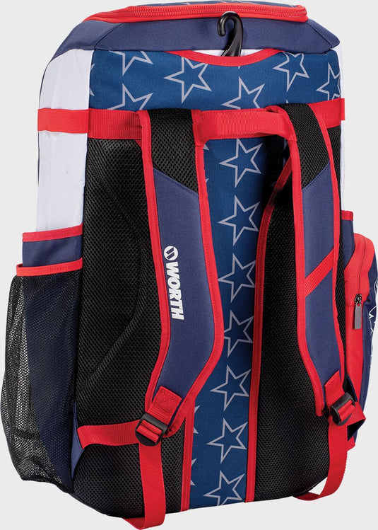 New Worth Pro Softball Backpack - Stars & Stripes