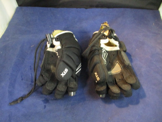 Used STX Stallion 50 Lacrosse Gloves Size Youth
