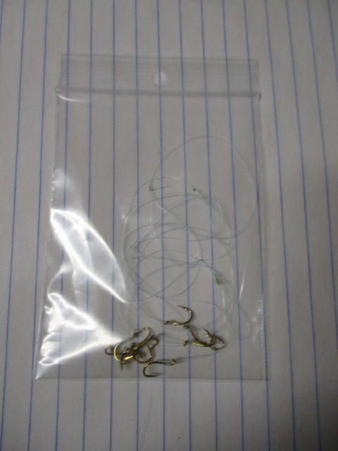 Used 12 Piece Fishing Hooks & Line