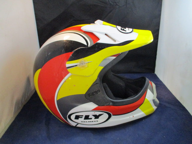 Load image into Gallery viewer, Used Fly Helmets FL-606 Motorcross Helmet Size Small w/ Bag
